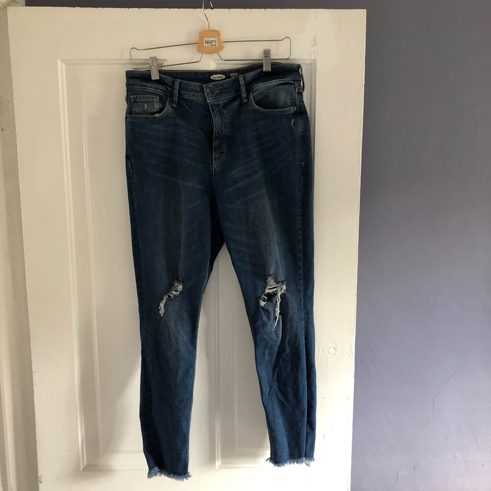 Old Navy Rockstar Super Skinny High Rise Denim